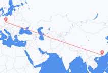 Flyg från Huizhou, Kina till Prag, Kina