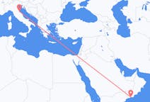 Flyg från Salalah, Oman till Rimini, Italien