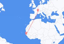 Flights from Bissau to Lyon