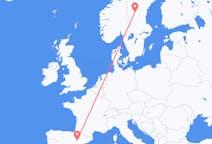 Flights from Zaragoza, Spain to Sveg, Sweden