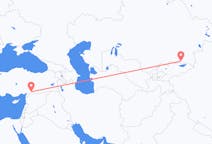 Flyreiser fra Almaty, Kasakhstan til Gaziantep, Tyrkia