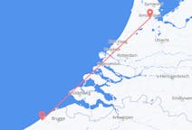 Flyg från Ostend till Amsterdam