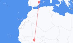 Рейсы из Бобо-Диуласо, Буркина-Фасо в Аликанте, Испания