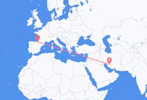 出发地 伊朗出发地 設拉子目的地 西班牙圣塞巴斯蒂安的航班