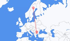 Flights from Lycksele, Sweden to Kavala, Greece