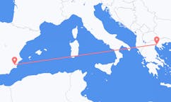 Flyrejser fra Murcia, Spanien til Thessaloniki, Grækenland