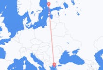 Flights from Lemnos to Turku