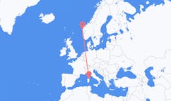 Flyreiser fra Florø, Norge til Olbia, Italia