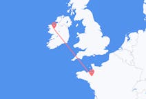 Flyrejser fra Knock, Irland til Rennes, Frankrig