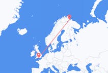 Loty z miasta Kirkenes do miasta Bournemouth