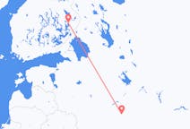 Vluchten van Moskou, Rusland naar Joensuu, Finland
