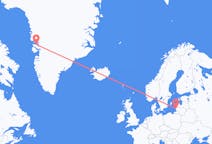 Flights from Palanga, Lithuania to Qaarsut, Greenland