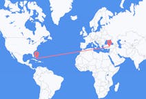 Flyreiser fra George Town, Bahamas til Kayseri, Tyrkia