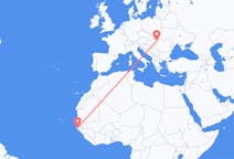 Flyg från Ziguinchor, Senegal till Debrecen, Ungern