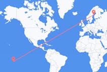 Flights from Rangiroa, French Polynesia to Umeå, Sweden