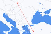 Vluchten van Denizli, Turkije naar Poprad, Slowakije