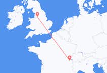 Flyreiser fra Manchester, England til Genève, Sveits