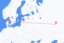 Flights from Nizhnekamsk, Russia to Aalborg, Denmark