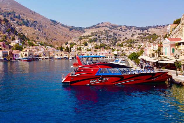 Barca ad alta velocità per l'isola di Symi da Kiotari e Lardos
