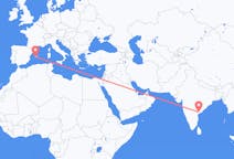 出发地 印度出发地 维杰亚瓦达目的地 西班牙帕尔马的航班