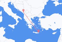 Flights from Sitia, Greece to Podgorica, Montenegro