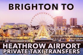 Trasferimenti in taxi privati da Brighton all'aeroporto di Heathrow