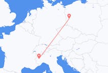 Flyg från Zielona Góra till Turin