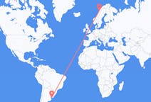 Flyg från Maldonado, Uruguay till Bodø, Norge