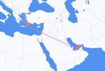 Flüge von der Stadt Abu Dhabi in die Stadt Kasos