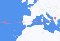 Flights from Kastoria, Greece to Ponta Delgada, Portugal