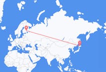 Flights from Asahikawa, Japan to Joensuu, Finland
