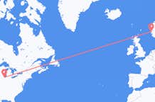 Flyrejser fra Chicago, USA til Stord, Norge