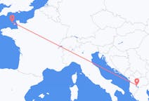 Voli da Ocrida, la Repubblica della Macedonia del Nord a Porto San Pietro, Guernsey