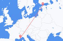 出发地 法国出发地 尼斯目的地 爱沙尼亚塔林的航班