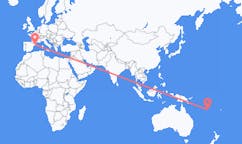 Flyg från South West Bay, Vanuatu till Barcelona, Vanuatu