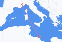 Flyg från Misurata till Nice
