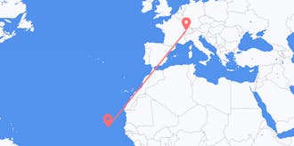 Flyg från Kap Verde till Schweiz