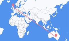 Flyreiser fra Broken Hill, Australia til Edinburgh, Skottland
