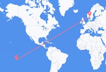 Flights from Makemo, French Polynesia to Oslo, Norway