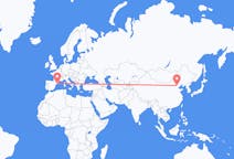 Flyg från Peking, Kina till Barcelona, Spanien