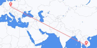 Flights from Cambodia to Czechia