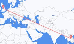 Flyrejser fra Roi Et Province, Thailand til Manchester, England