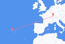 Flights from Basel, Switzerland to São Jorge Island, Portugal