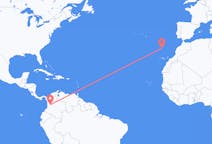 Flyrejser fra Pereira, Colombia til Funchal, Portugal