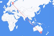 Vluchten van Hobart, Australië naar Sint-Petersburg, Rusland