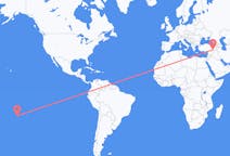 Flyreiser fra Tubuai, Fransk Polynesia til Mardin, Tyrkia