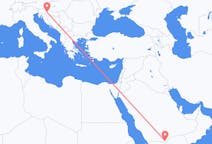 Flights from Sharurah, Saudi Arabia to Zagreb, Croatia