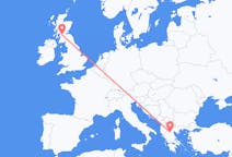 Flights from Kozani, Greece to Glasgow, the United Kingdom