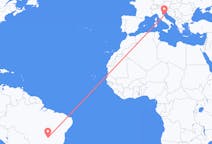 Flyg från Brasília, Brasilien till Ancona, Italien