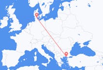 Flyreiser fra Sønderborg, Danmark til Alexandroupolis, Hellas